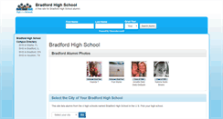 Desktop Screenshot of bradfordhighschool.org